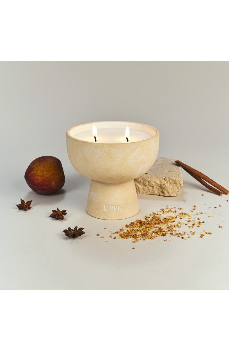 Blueme Calm Medium Ceramic Candle, Alternate, color, 