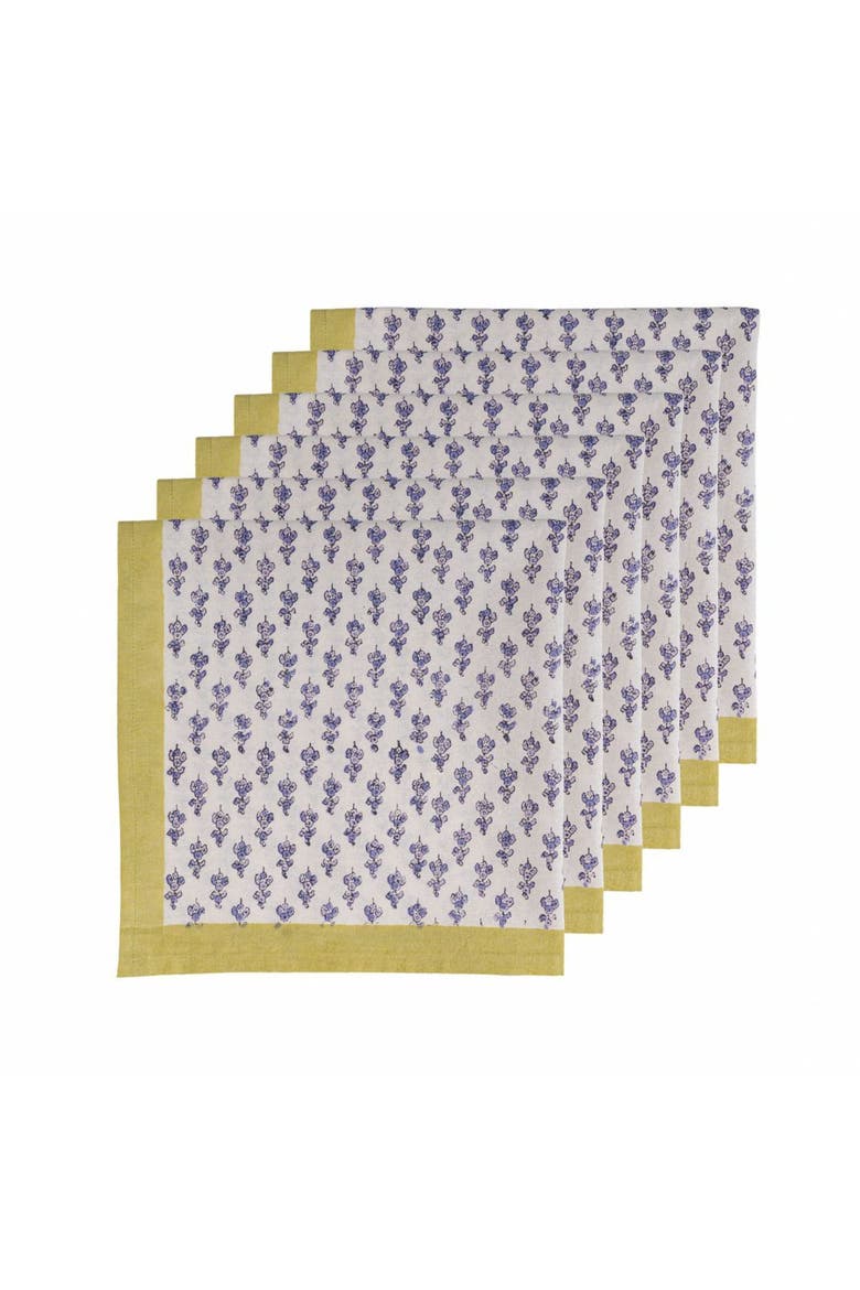 Lavender Bouquet Napkins, Main, color, Purple 19" x 19"