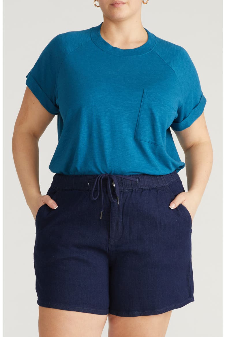 Light As Air Short Sleeve T-Shirt, Main, color, INK BLUE