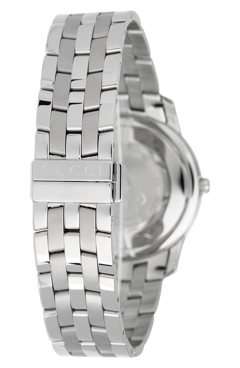 Gucci 5505 Bracelet Watch, 44mm, Alternate, color, Silver