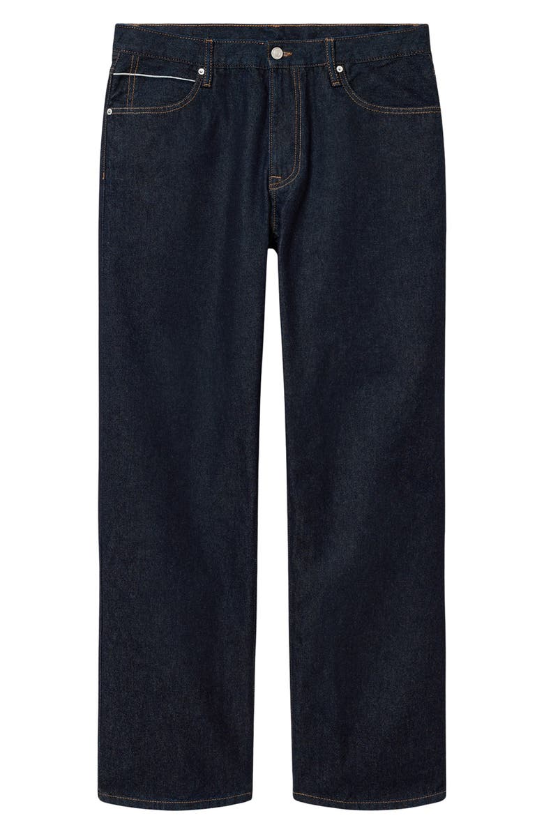 AllSaints Mullen Straight Leg Jeans, Alternate, color, Rinse Selvedge