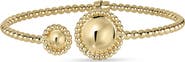 Bony Levy 14K Gold Double Disc Cuff Bracelet