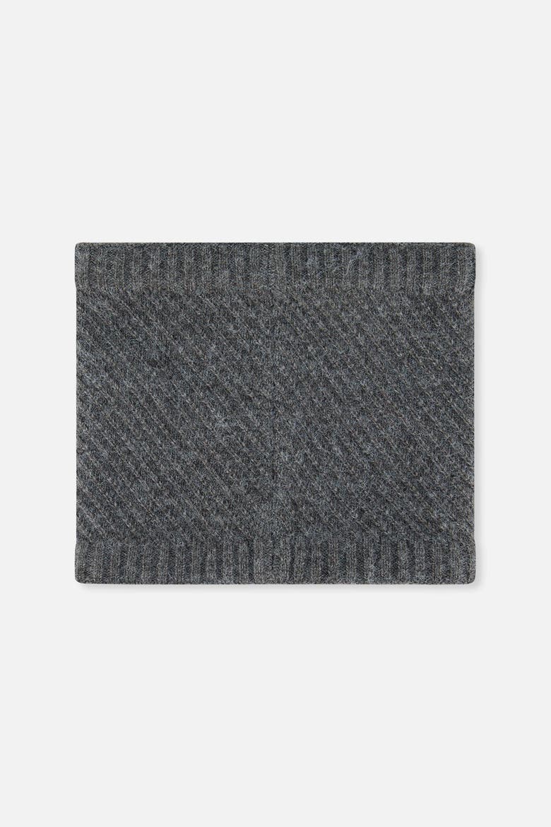 Stretch Knit Fleece Neckwarmer, Alternate, color, Cool Dark Grey