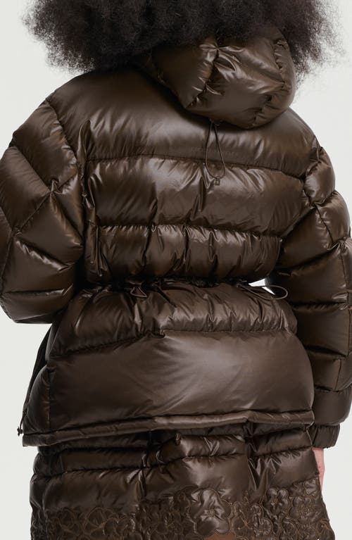 Cecilie Bahnsen X The North Face Himalayan Quilted Down Parka In Brown