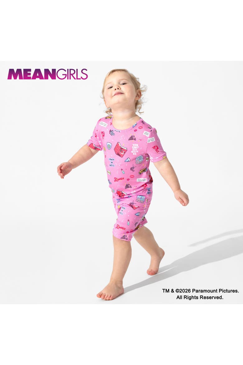 Mean Girls So Fetch Kids 2-Piece Short Sleeve & Shorts Pajama Set, Alternate, color, Mean Girls: So Fetch