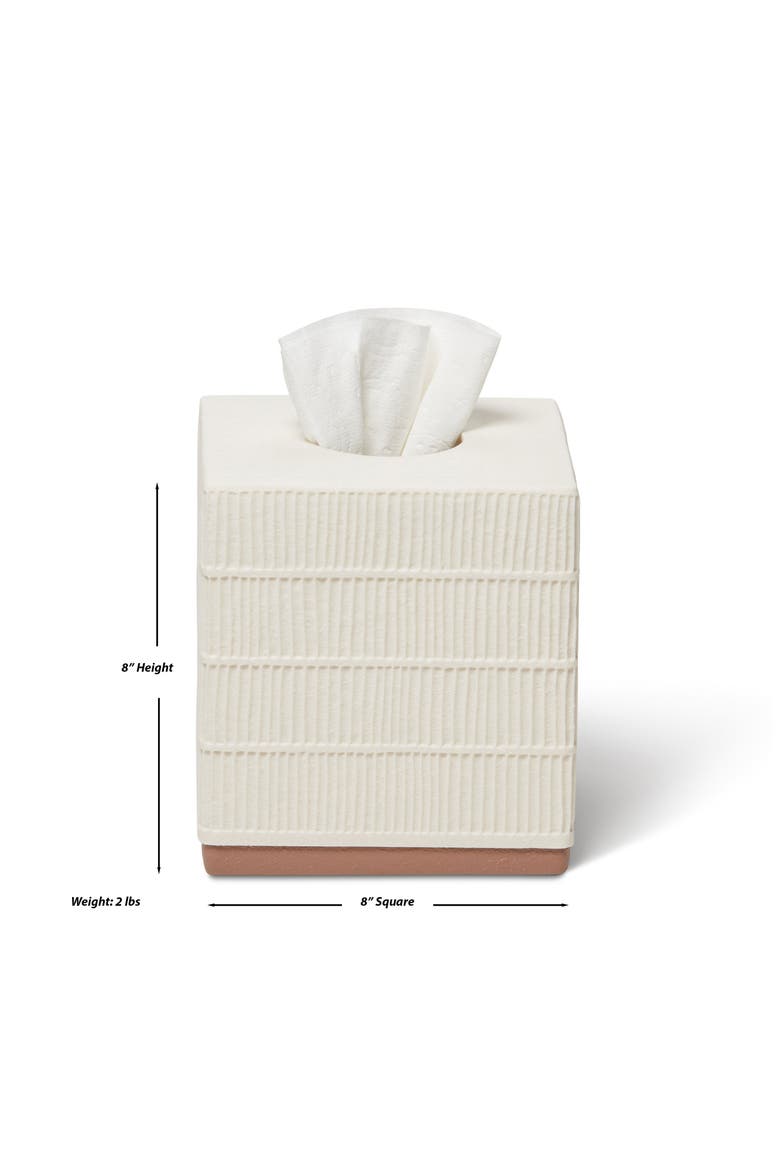 Cream Resin Tissue Cover, Alternate, color, CREAM