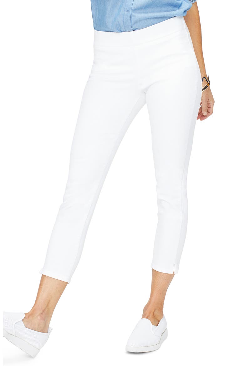 Millie Pull-On Stretch Ankle Skinny Jeans, Main, color, OPTIC WHITE