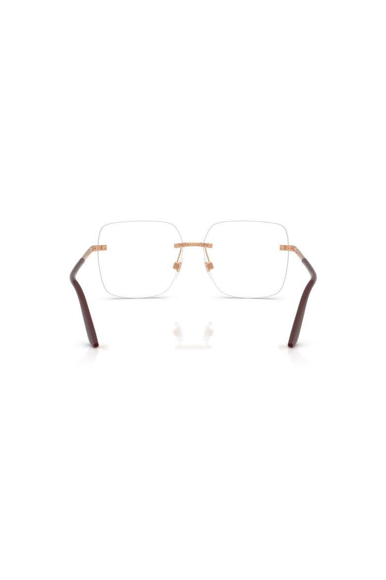 57mm Square optical glasses, Alternate, color, Pink