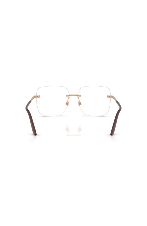 Dolce & Gabbana Dolce&gabbana 57mm Square Optical Glasses In Multi