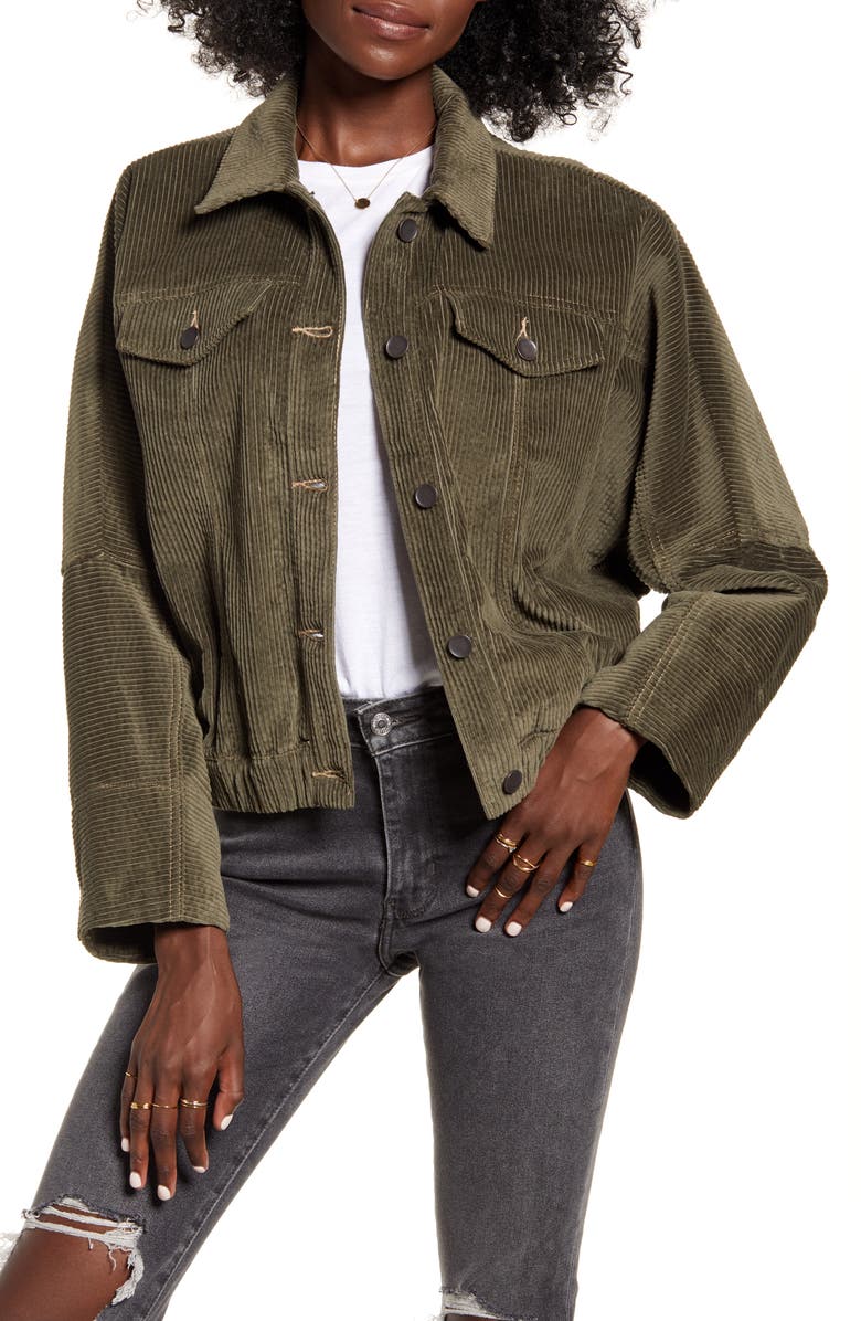 Band of Gypsies Other Side Corduroy Jacket, Main, color, 