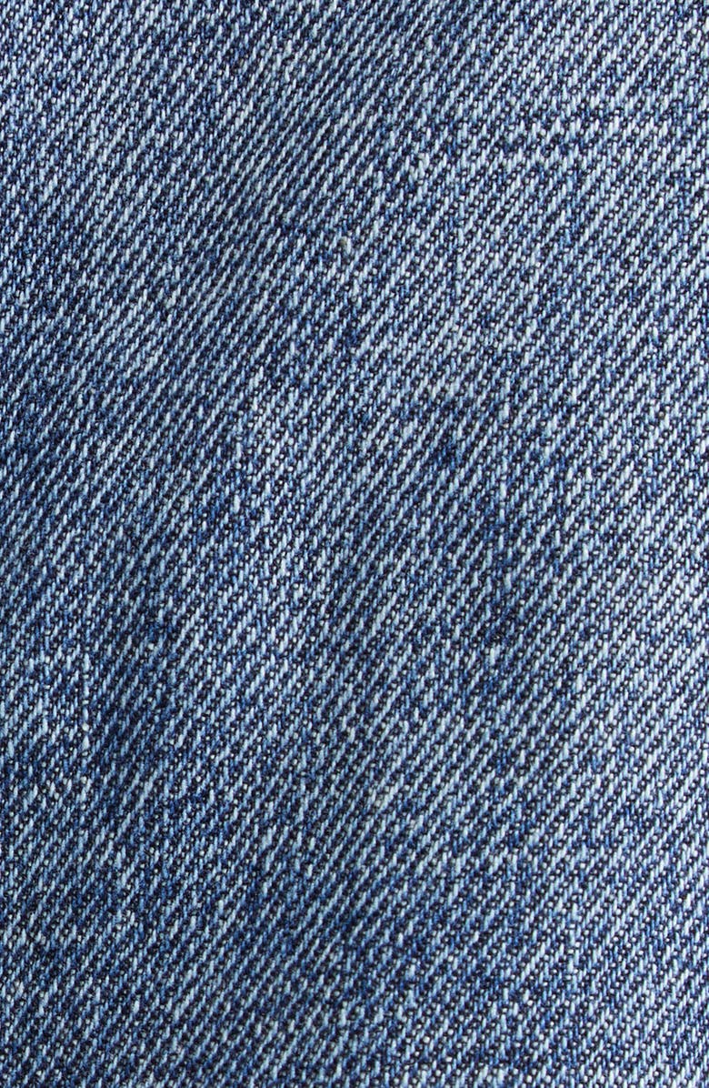 Stella McCartney Mixed Wash Denim Fitted Jacket, Alternate, color, 