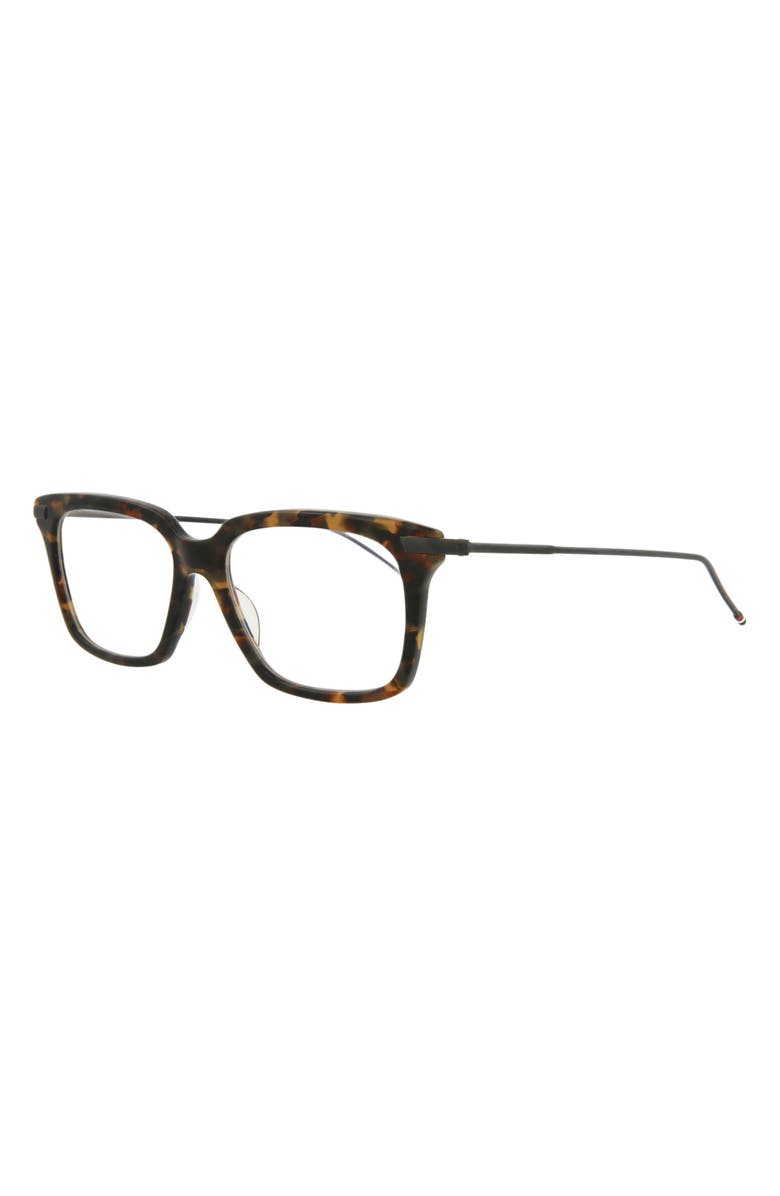 Thom Browne 53mm Novelty Square Optical Glasses, Alternate, color,