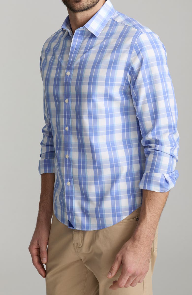 UNTUCKit Gillingham Plaid Wrinkle Free Cotton Button-Up Shirt, Main, color, 