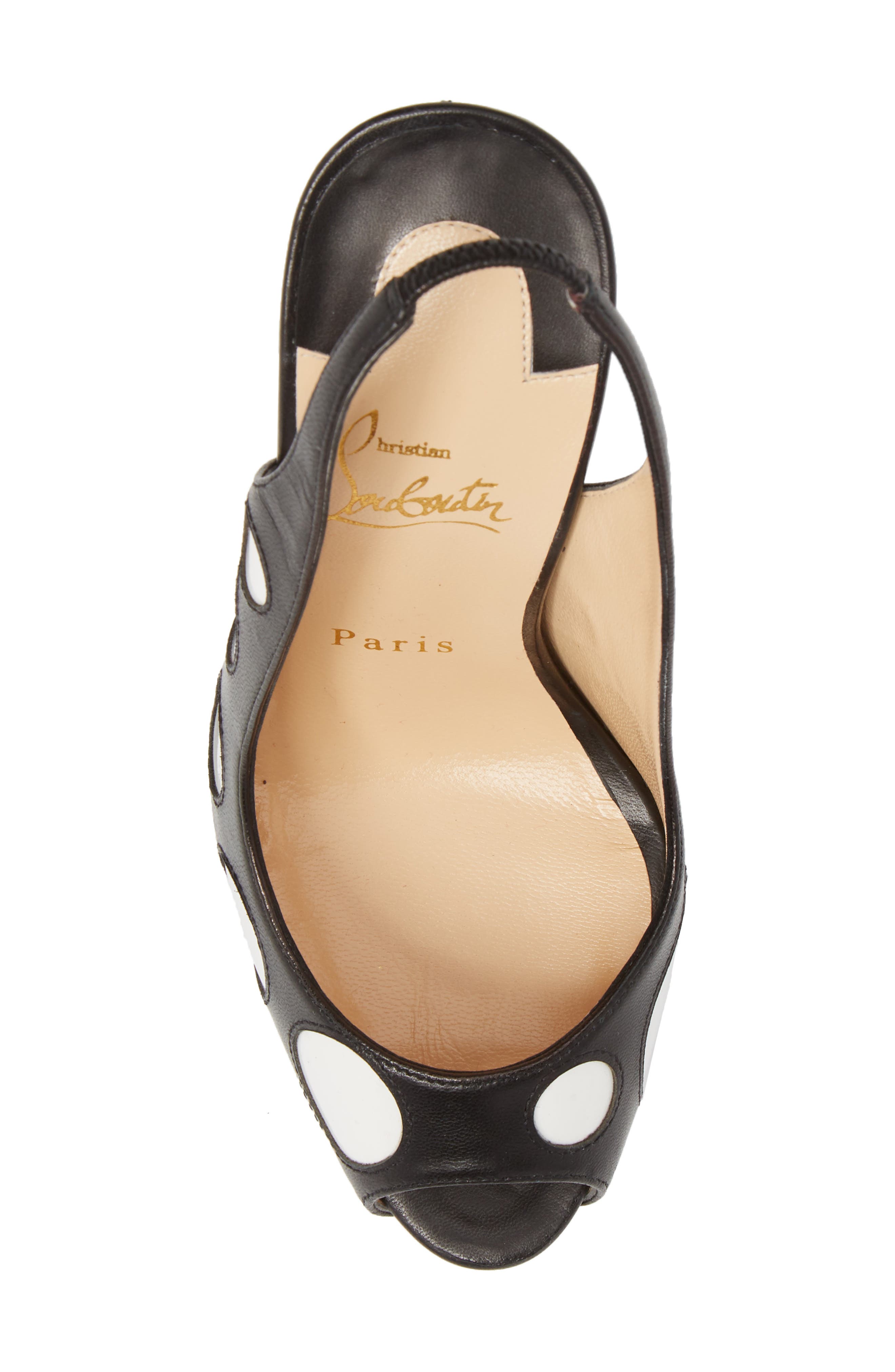 Christian Louboutin Bubble Up Slingback Pump, Alternate, color, 