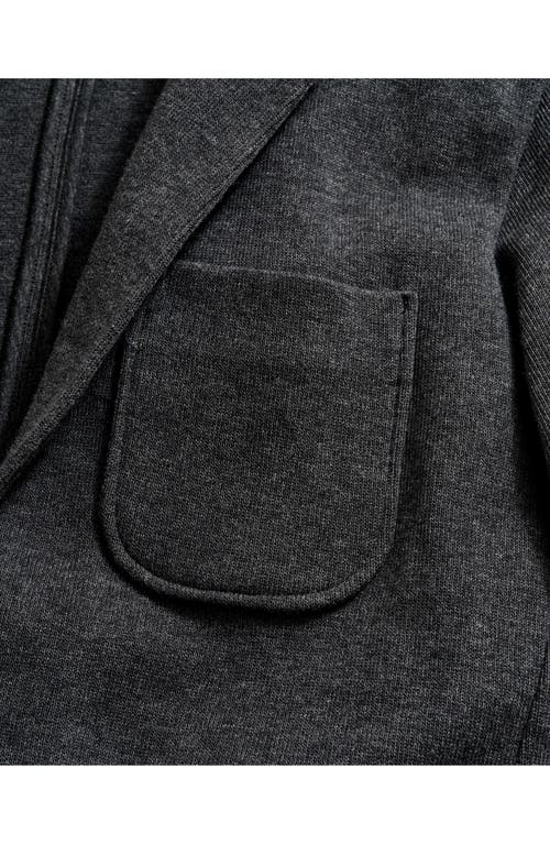 Billy Reid Heathered Knit Sport Coat In Black