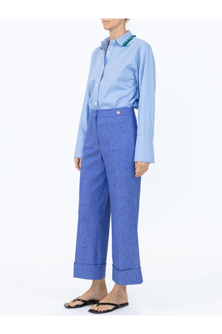 Brody Crop cuff pant, Alternate, color, Vintage Indigo
