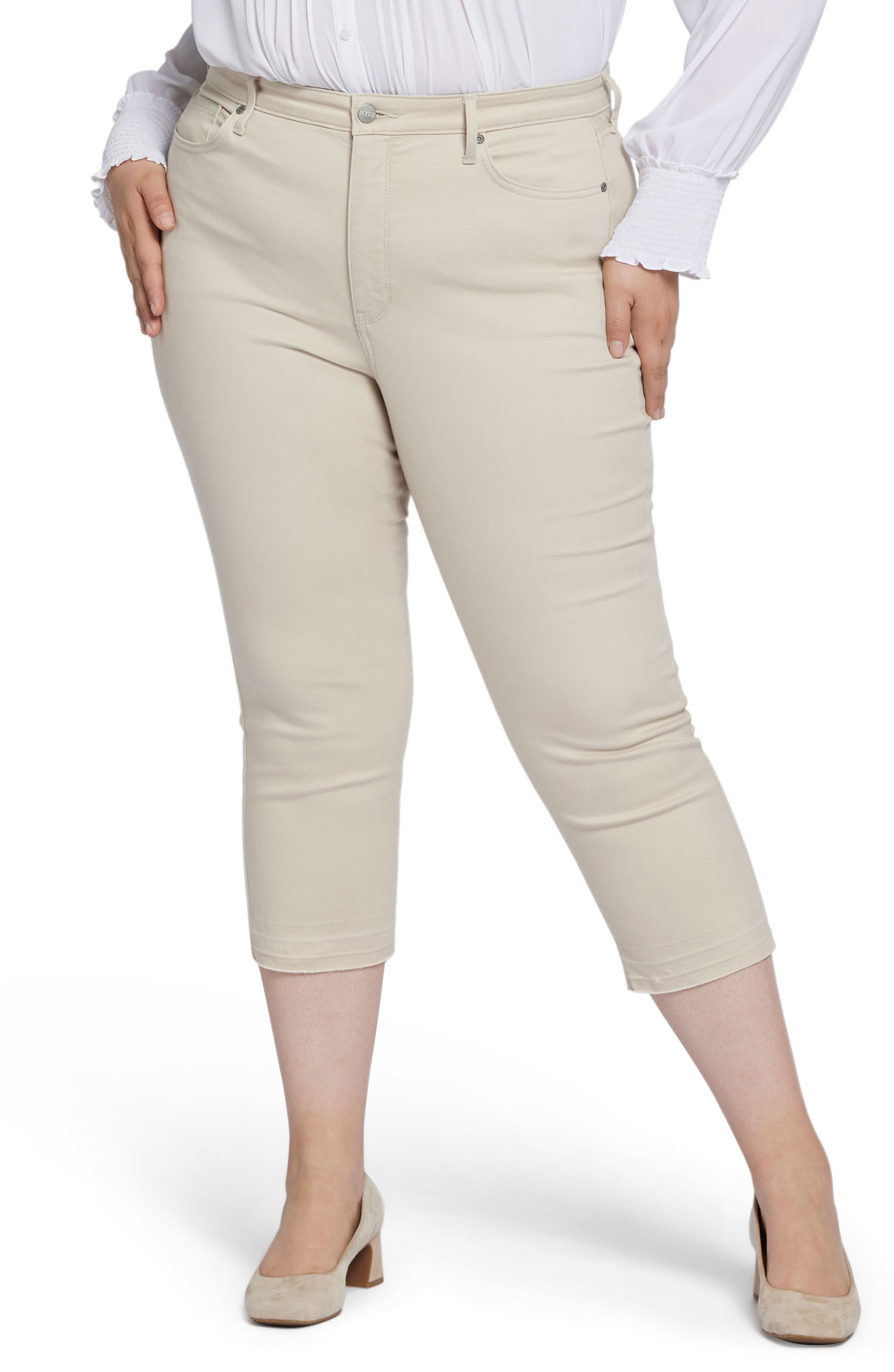 Chloe High Waist Release Hem Capri Jeans