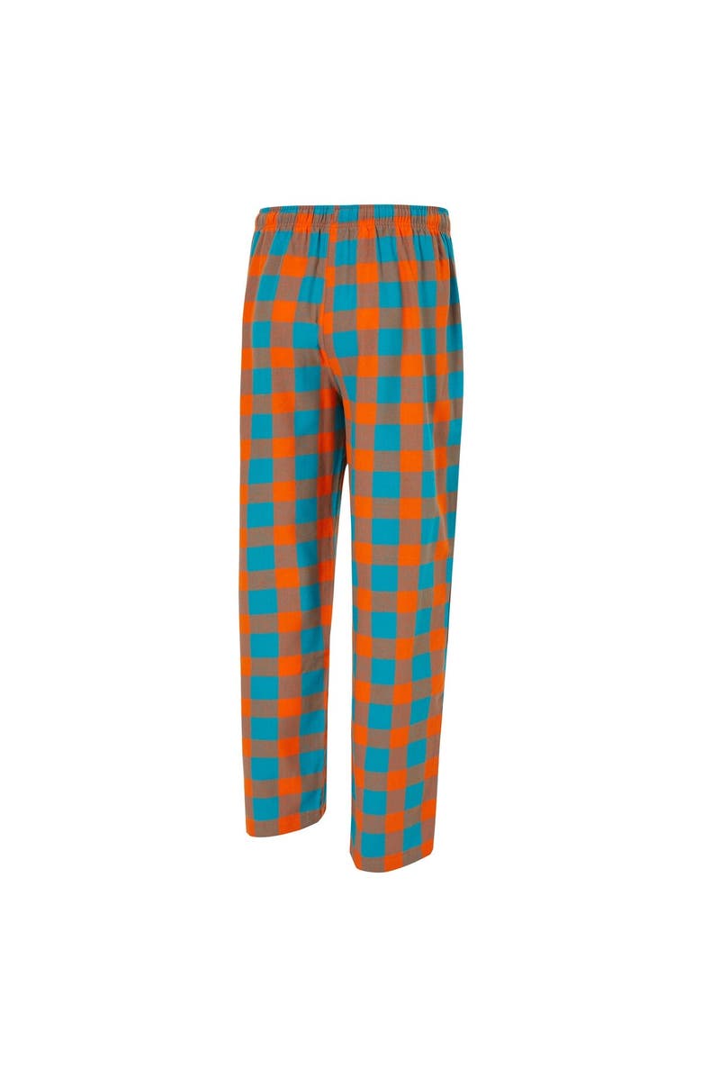 CONCEPTS SPORT Men's Concepts Sport Aqua/Orange Miami Dolphins Avondale T-Shirt & Flannel Pants Set, Alternate, color, Aqua