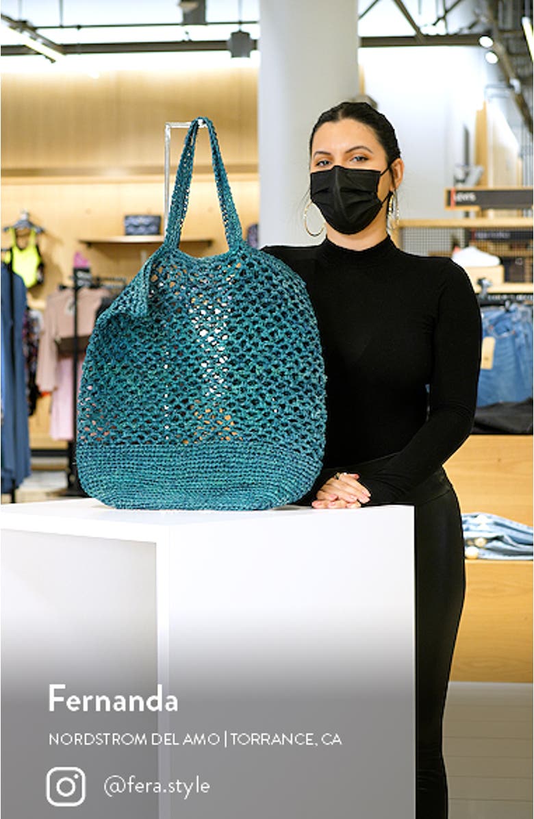 Jayden Raffia Market Tote, sales video thumbnail