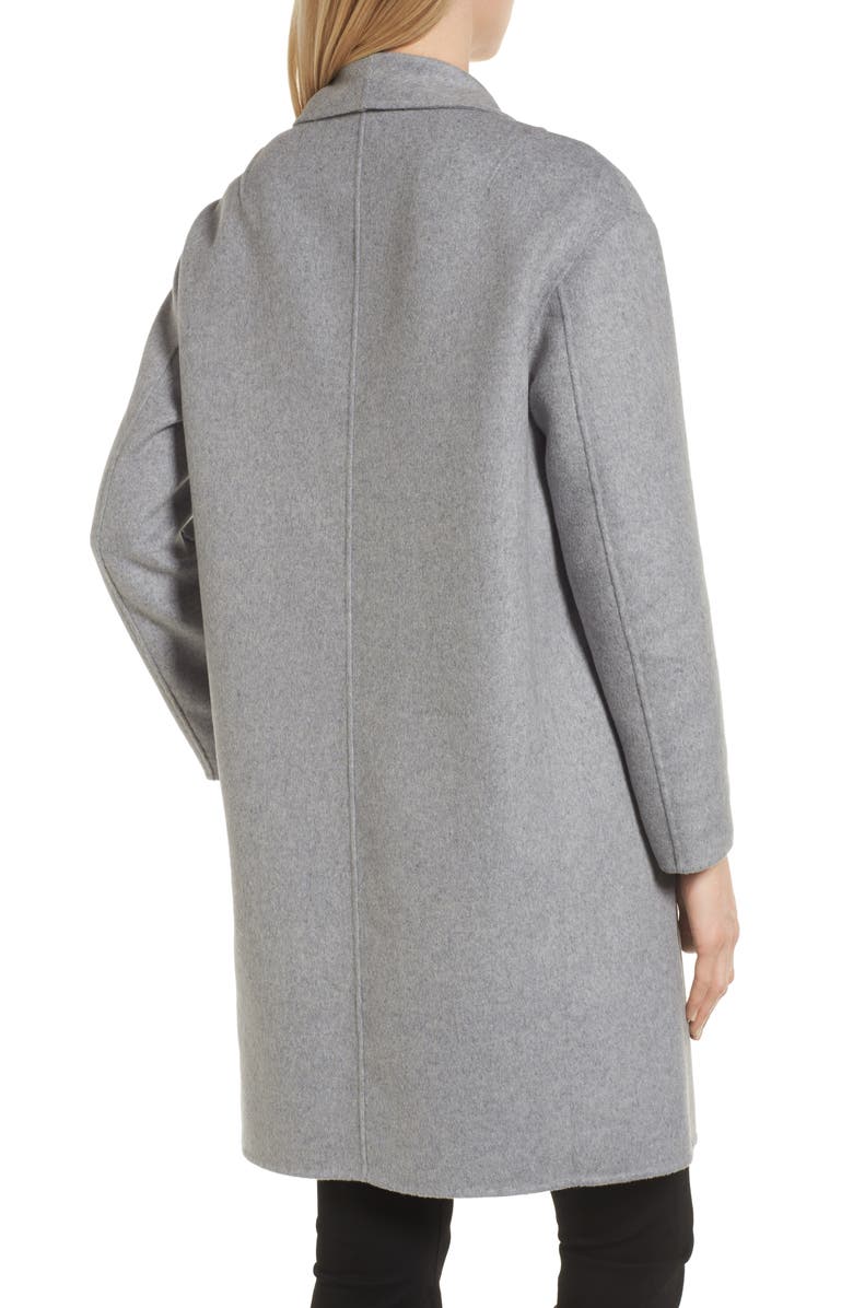Eliza J Double Face Wool Blend Boyfriend Coat, Alternate, color,