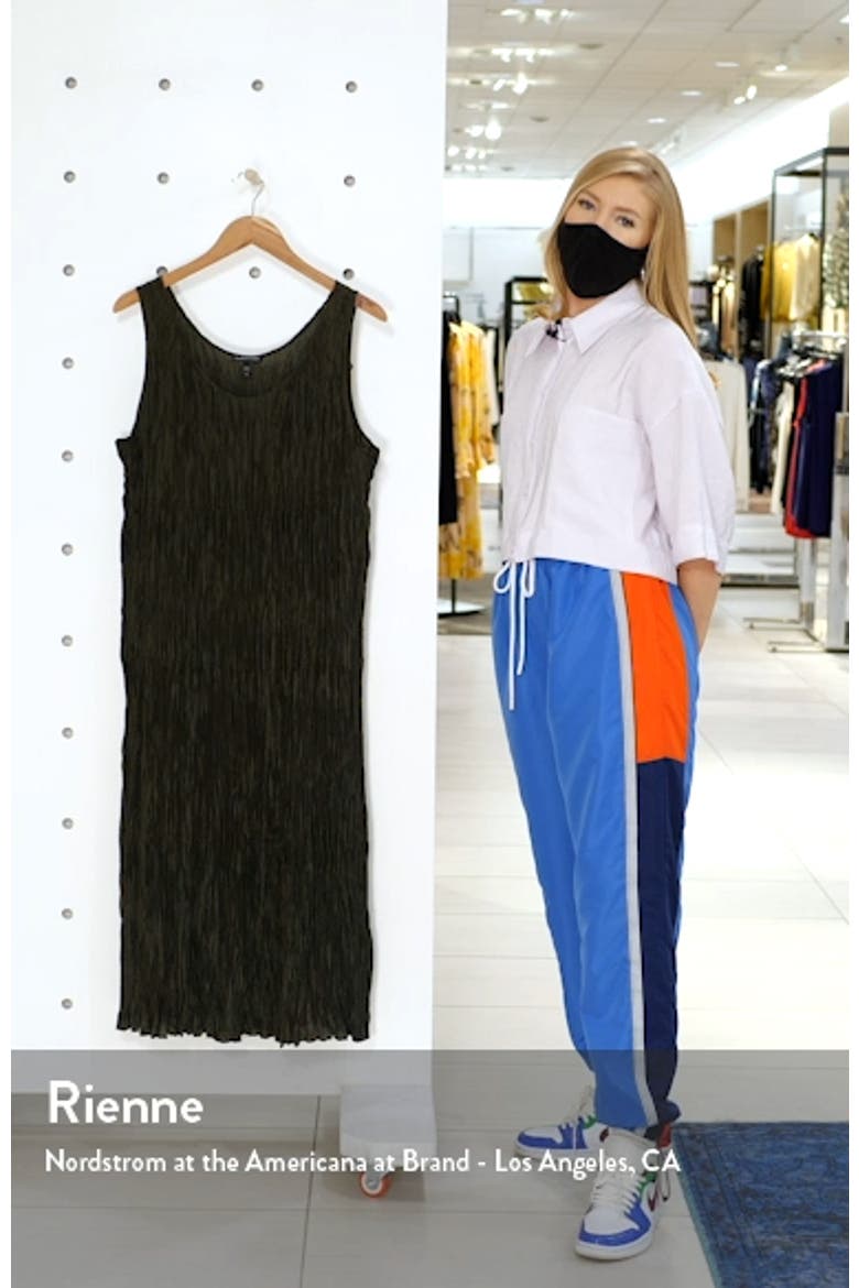 Crushed Silk Tiered Midi Dress video
