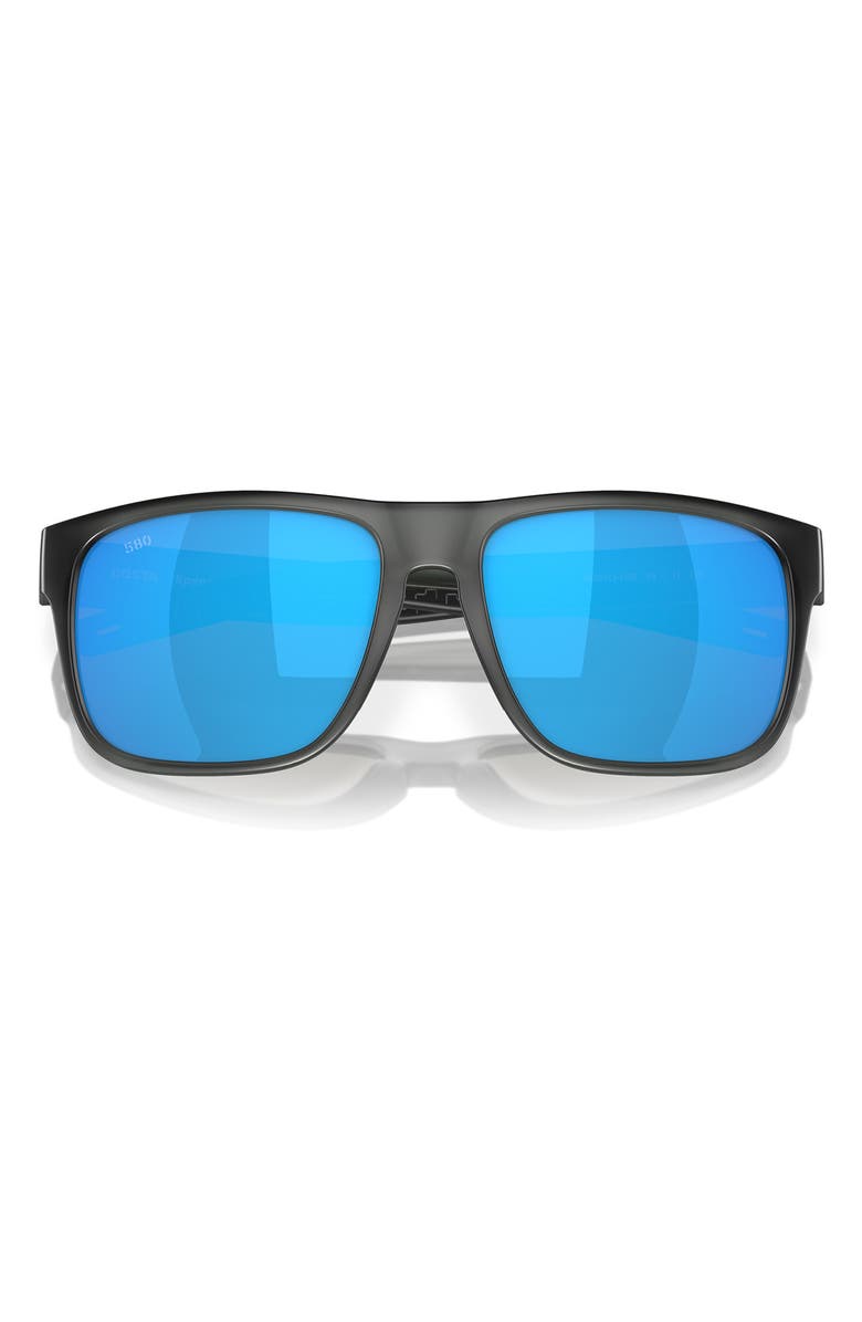 Costa Del Mar Spearo 59mm Polarized Mirrored Rectangular Sunglasses, Alternate, color,