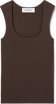 Róhe Bustier Shaped Sweater Tank