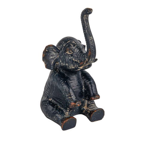 Pewter Elephant Ring Holder