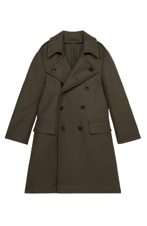Winston Double-Breasted Wool Coat