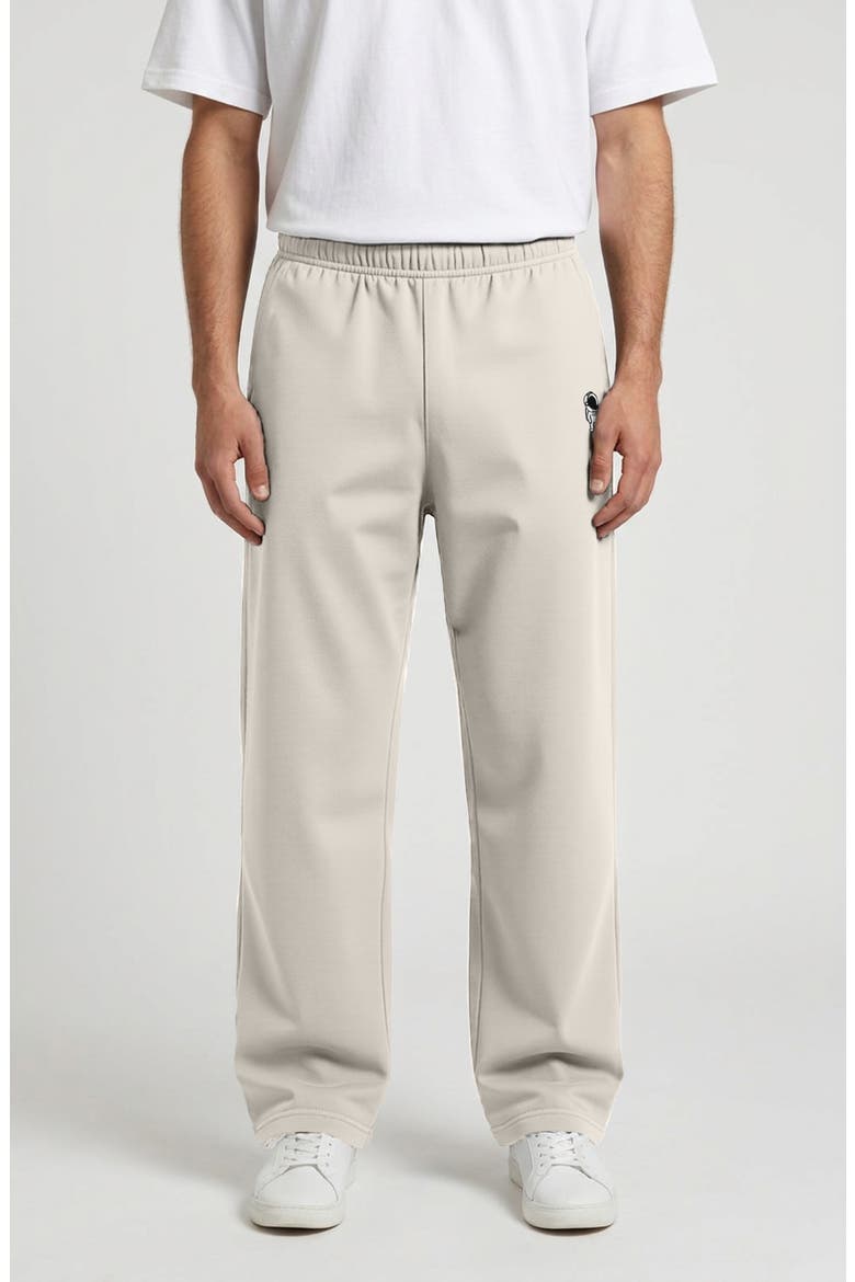 Astronaut Midweight Fleece Relaxed Track Pants, Alternate, color, Bone