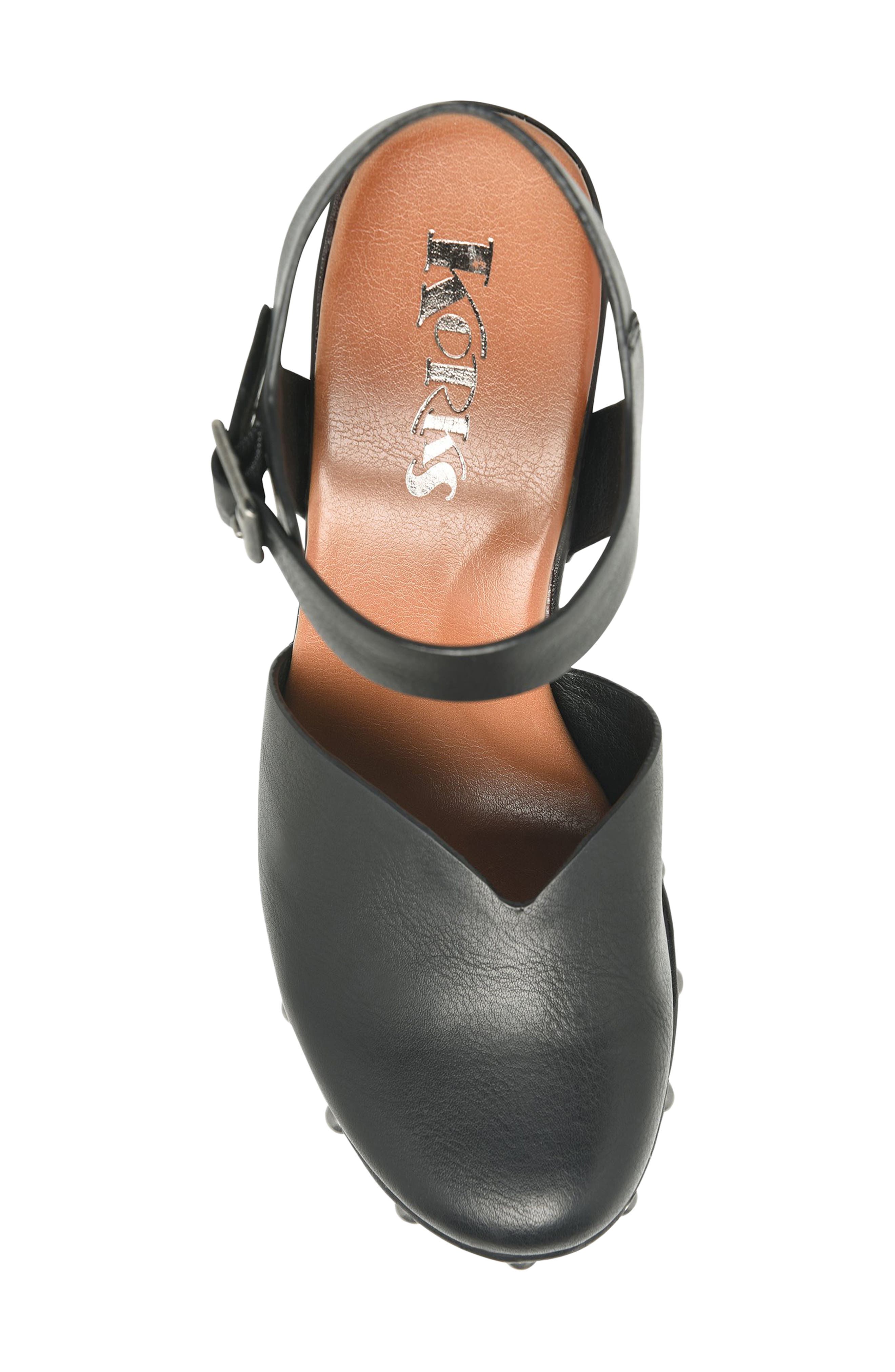 Adria Clog, Alternate, color, BLACK