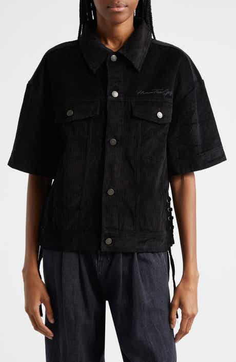 HONOR THE GIFT Short Sleeve Cotton Corduroy Shirt Jacket