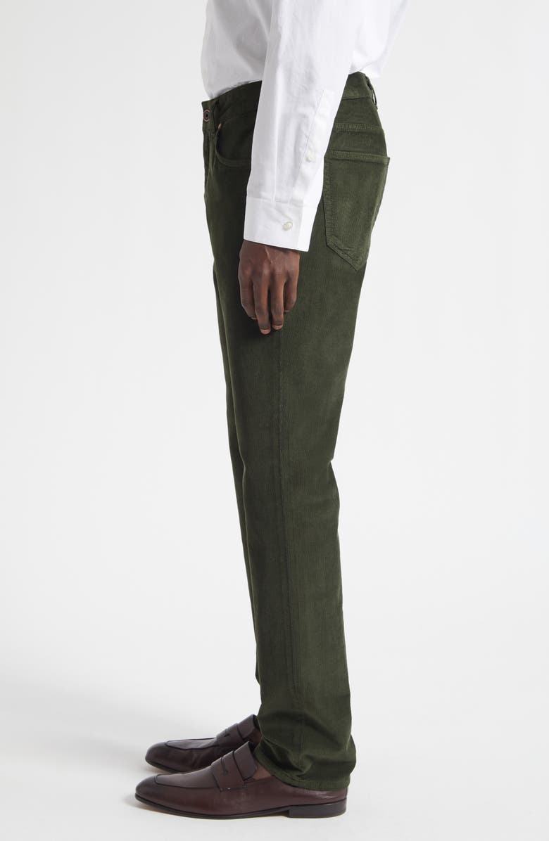 Boglioli Fine Wale Corduroy Pants, Alternate, color, Olive