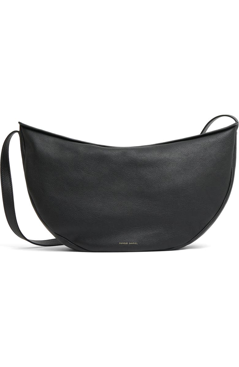 Mansur Gavriel Large Moon Leather Sling Bag, Main, color,