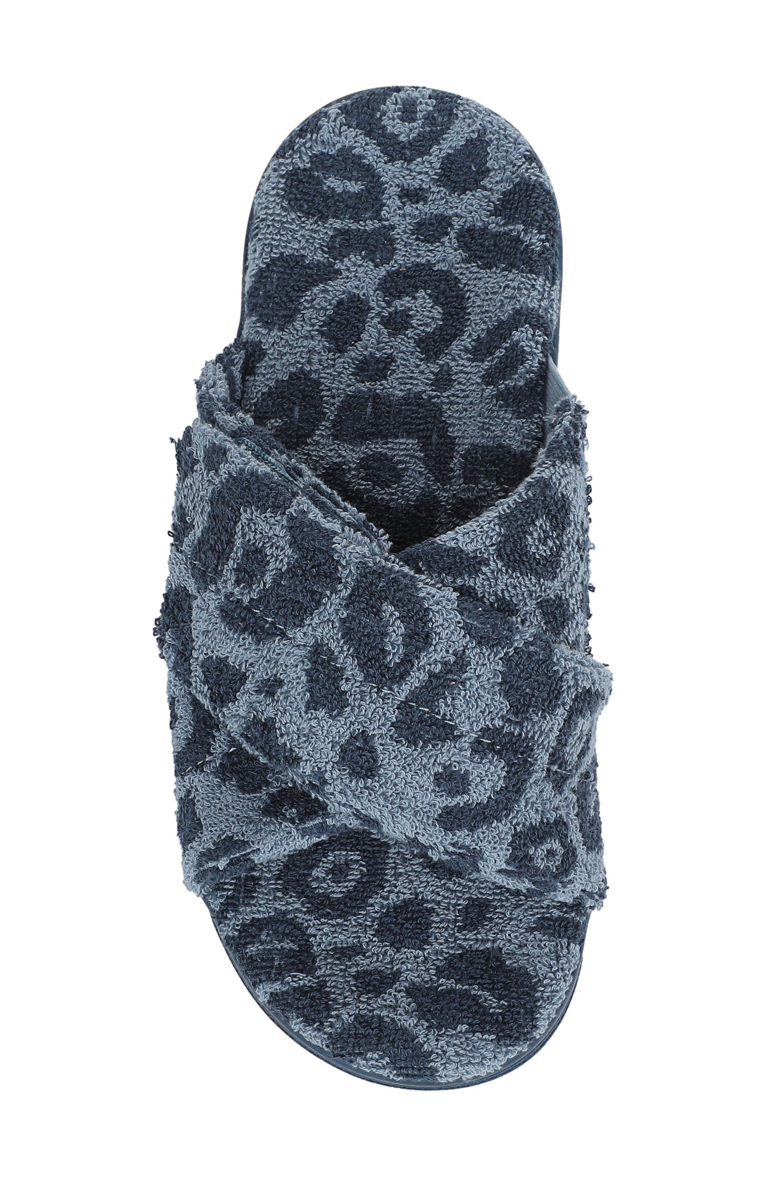 Relax II Plush Slide Sandal, Alternate, color, BLUE MULTI