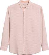 Johnston & Murphy XC+™ Football Print Performance Button-Down Shirt