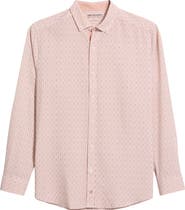 Johnston & Murphy XC+™ Football Print Performance Button-Down Shirt