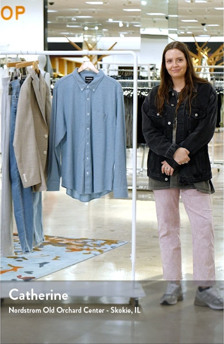 Oxford Cotton Knit Button-Down Shirt, sales video thumbnail