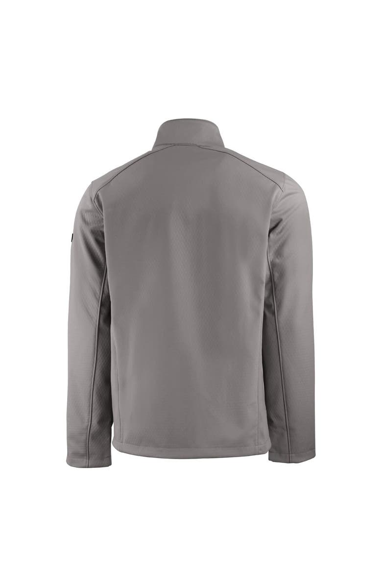 Cutter & Buck Men's Cutter & Buck  Gray Ole Miss Rebels Evoke Eco Softshell Recycled Full-Zip Jacket, Alternate, color, 