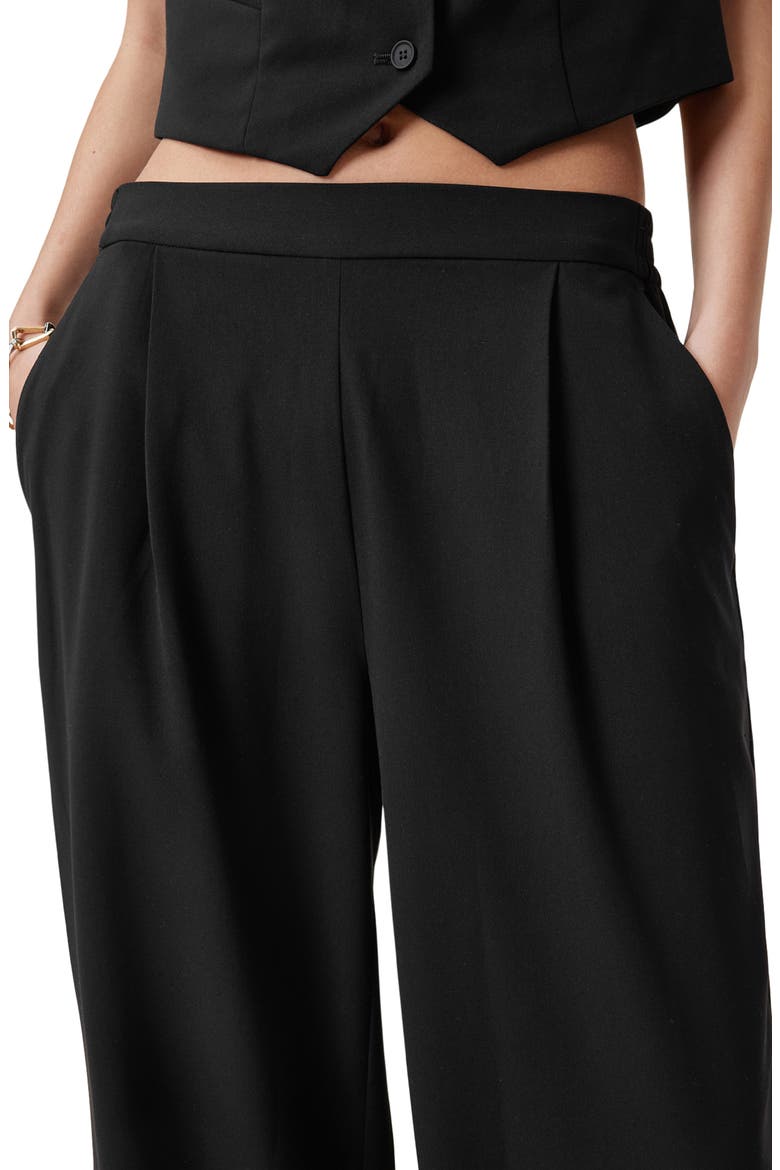 Aleida Wide Leg Pants, Alternate, color, BLACK