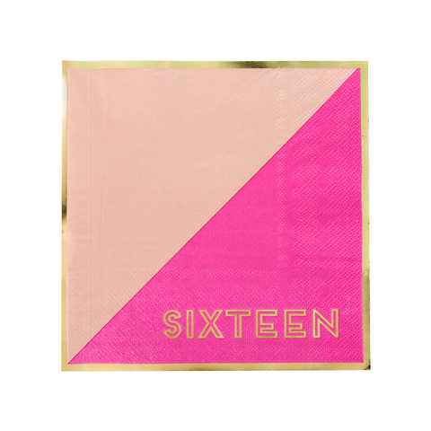 Sweet 16 Large Napkins