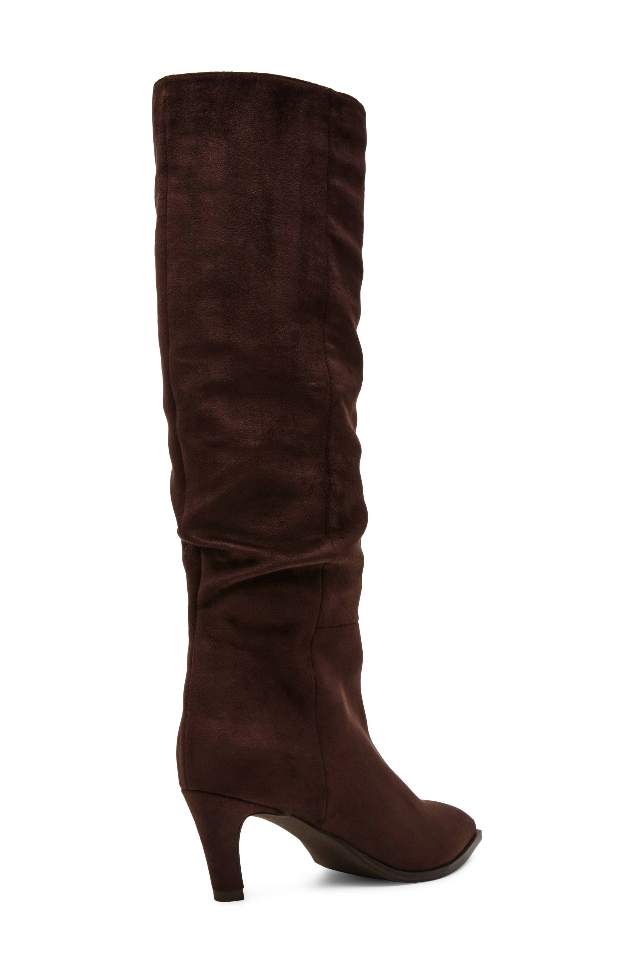 Heksly Pointed Toe Knee High Boot, Alternate, color, BROWN
