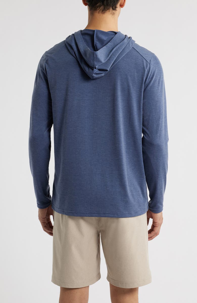 Fair Harbor The Seabreeze Performance Pullover Hoodie, Alternate, color, Navy Blazer