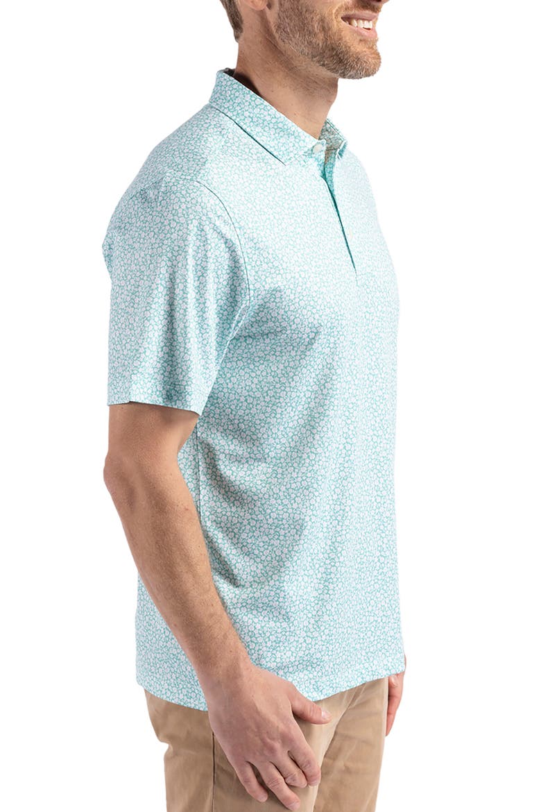 Pike Flora Print Polo, Alternate, color, FRESH MINT