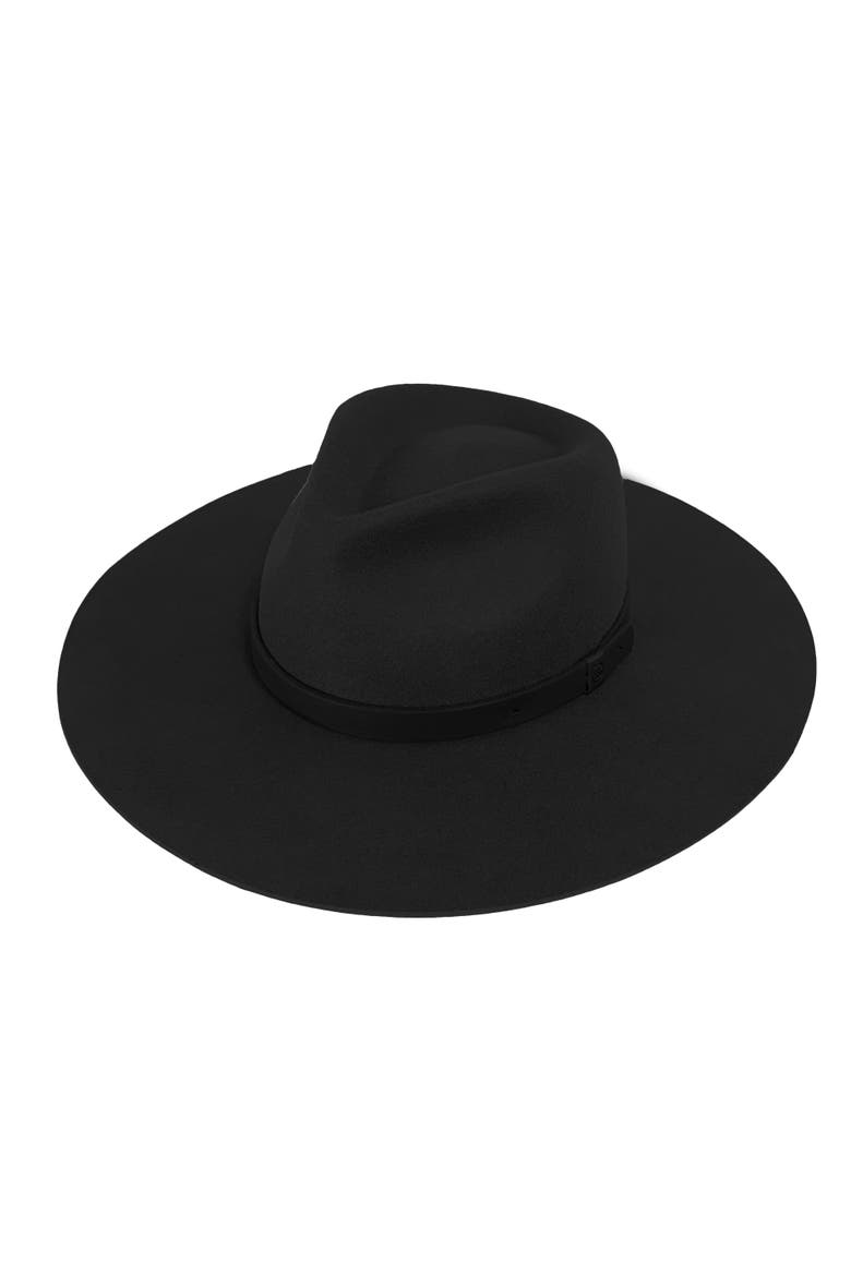 Holston Women's Flat Brim Hat, Main, color, Black