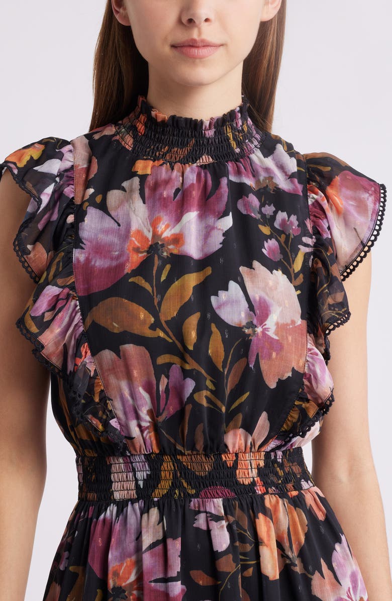 Lost + Wander Jolie Fleur Floral Maxi Dress, Alternate, color,