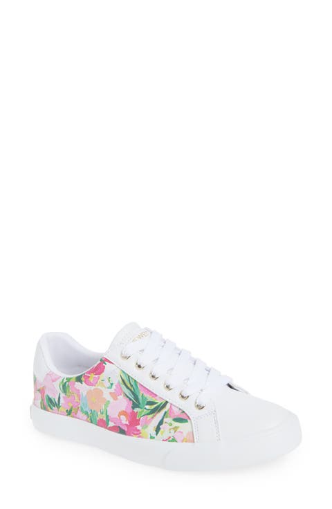 Layna Snakeskin Embossed Sneaker (Women)