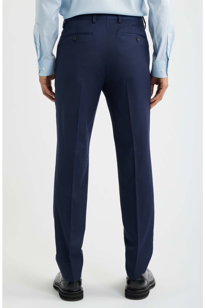 Jetsetter Flat Front Athletic Fit Stretch Wool Dress Pants, Alternate, color, LIGHT NAVY
