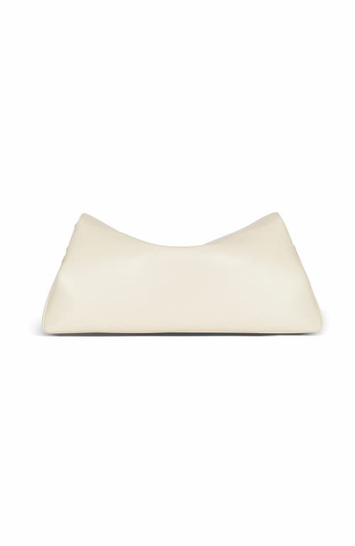 Balmain 1945 Soft Crinkled Leather Clutch