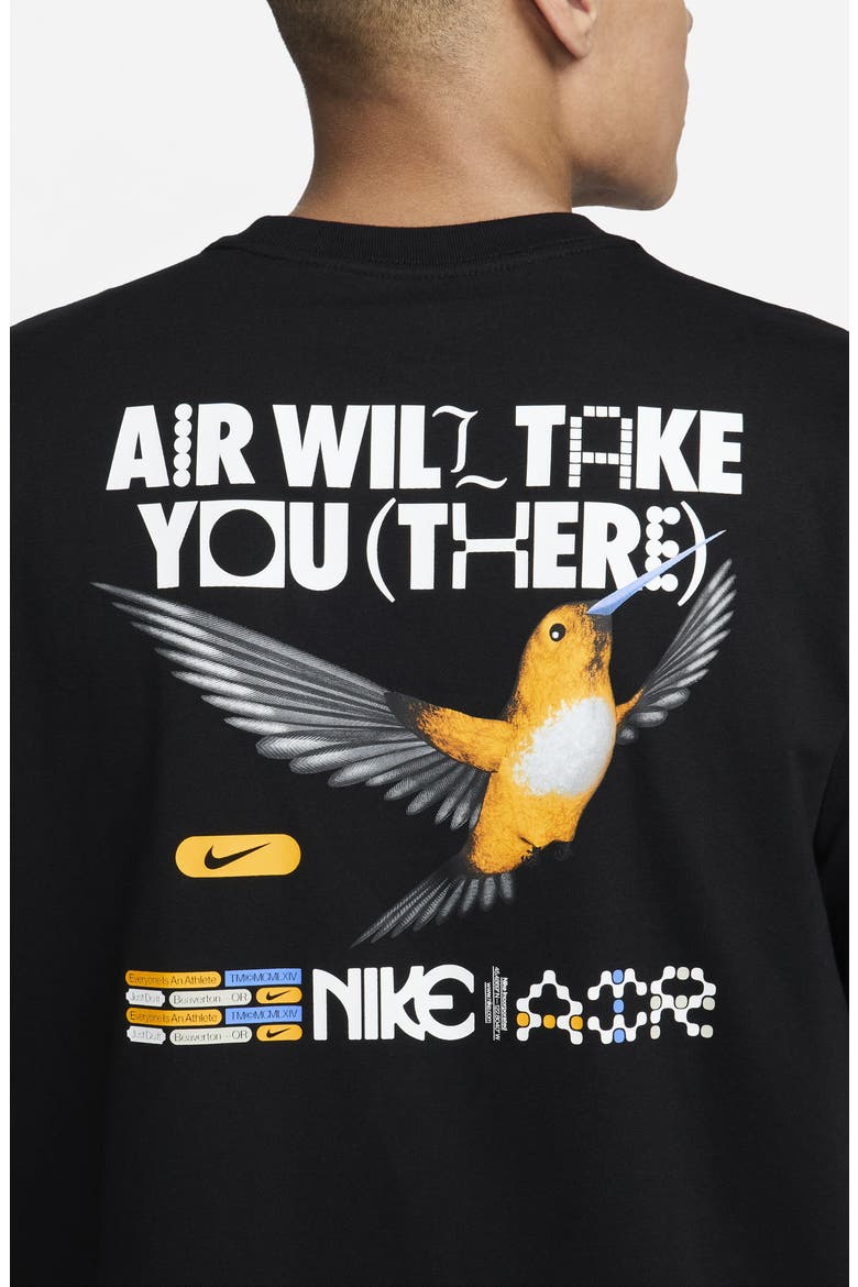 Max90 Air Graphic T-Shirt, Alternate, color, BLACK